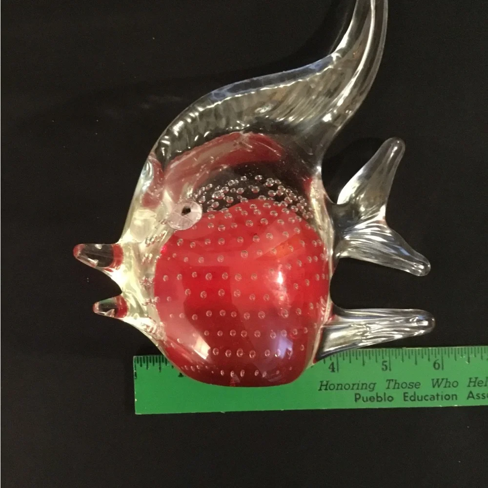 VINTAGE ART GLASS FISH - Picture 4 of 5